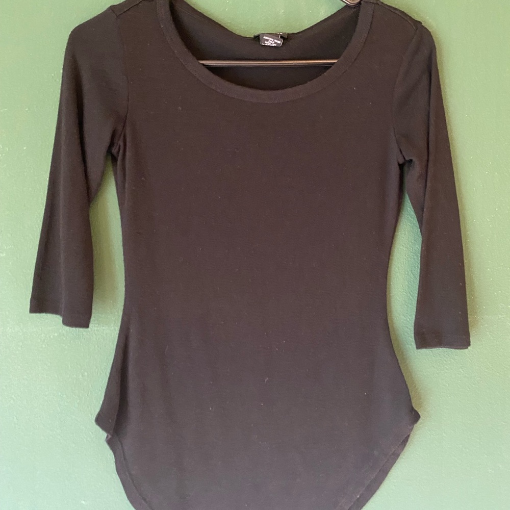Black long sleeve dress up/casual shirt
